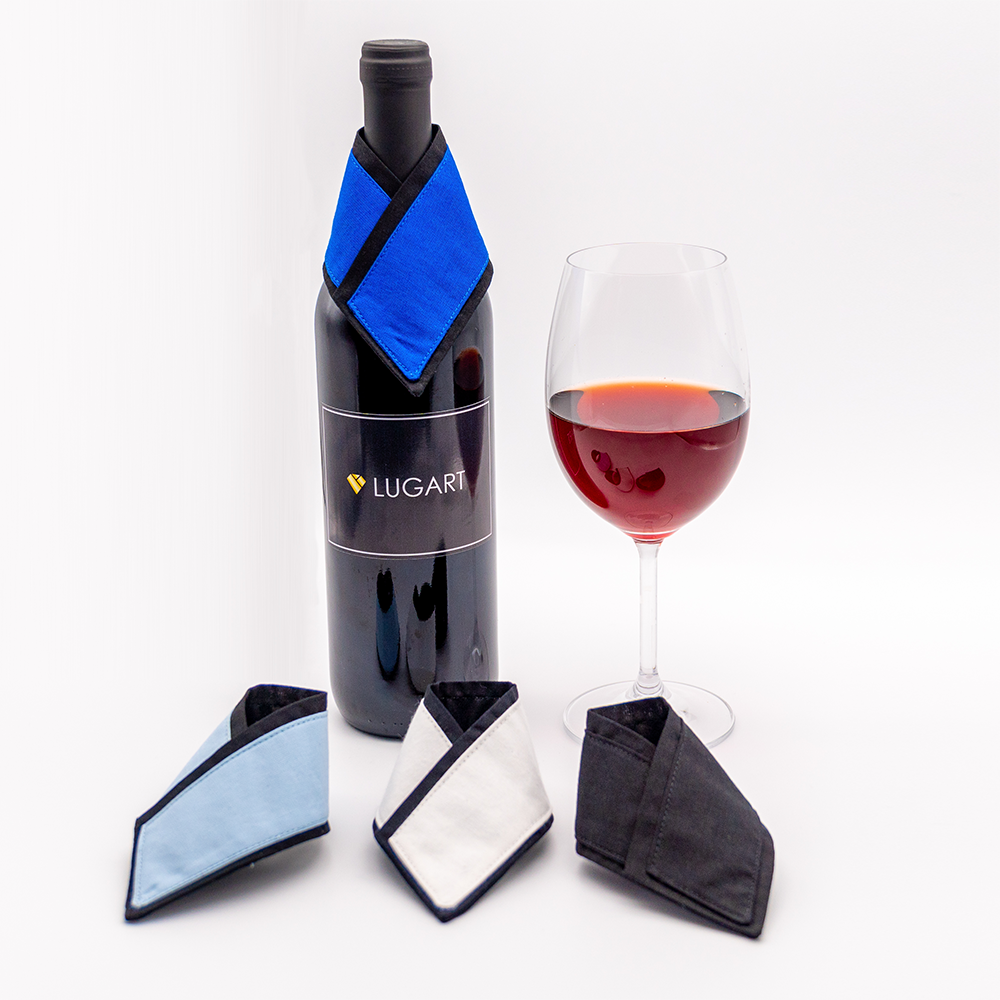 BottleTie Flaschenhals-Krawatte aus Baumwolle